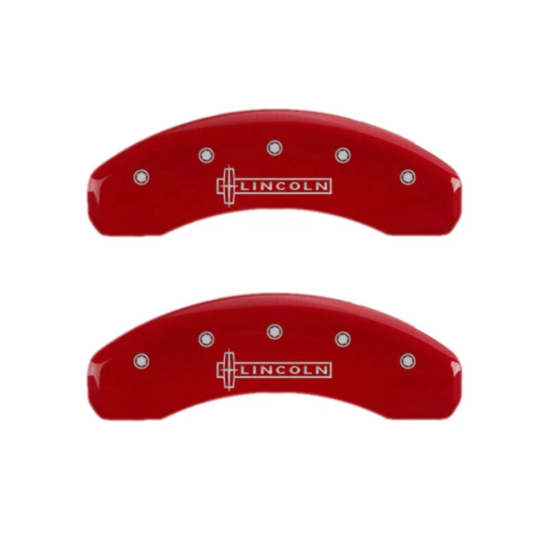 Red Caliper Covers Set of 4 Engraved Lincoln for 2018–2024 Navigator