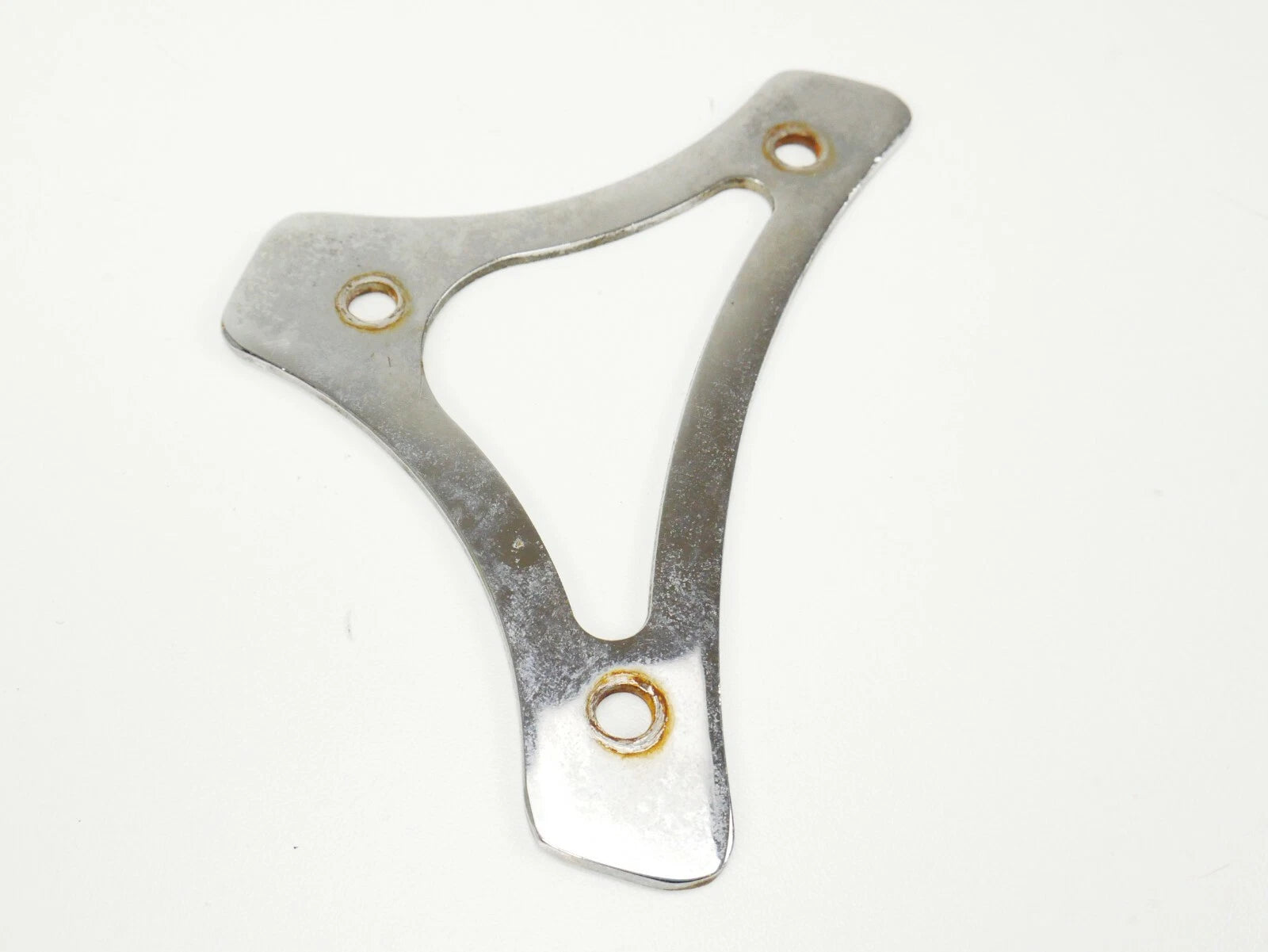 Chrome Sissy Bar Backrest Pad Mount Flat Plate for Harley Touring FLHR