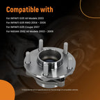 5 Bolt Front Wheel Hub and Bearing Set for Infiniti G35/350Z (2003–2009) 40202AL510