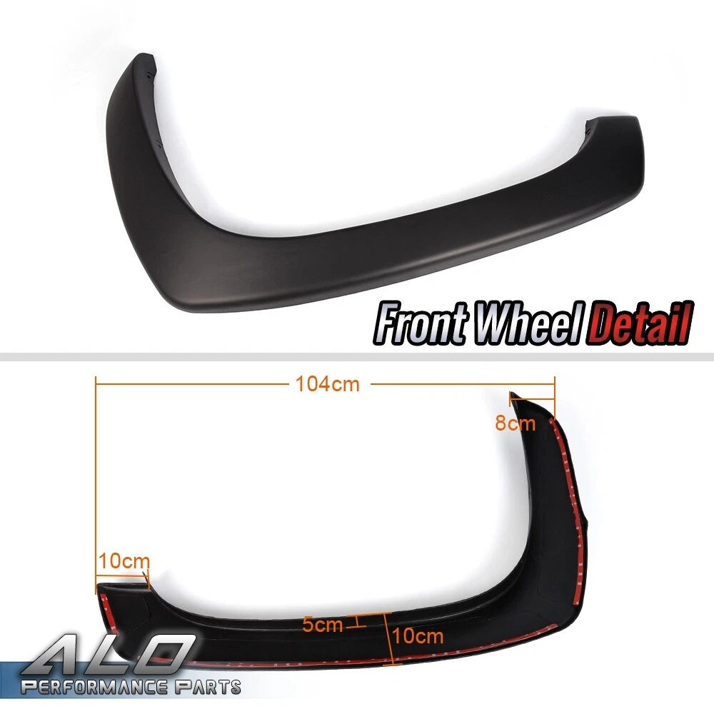 Set of 4 Wheel Fender Flares for Chevy Silverado GMC Sierra (99–07)