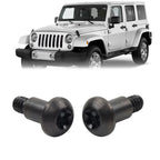 2pcs Torx Soft Top Bow Roll Bar Bracket Mounting Screws for Jeep Wrangler (1997–2017)