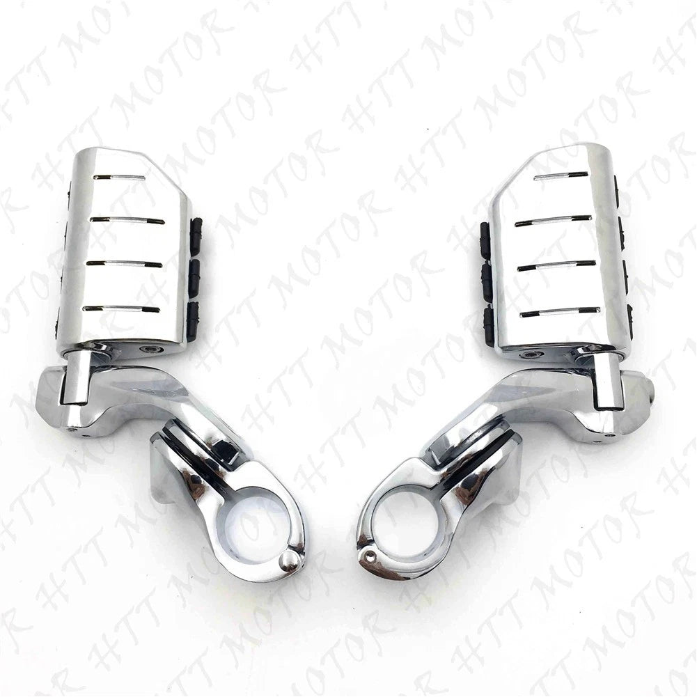 Chrome 2.5" Short Foot Peg Kit for Honda Valkyrie 1800 (2004)