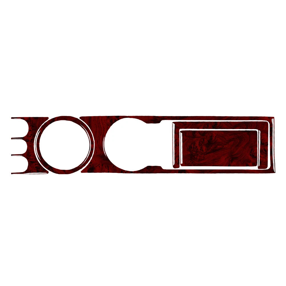 Water Cup Holder Panel Cover Trim Kit for BMW 3 Series E36 (1994–1996) Red Wood