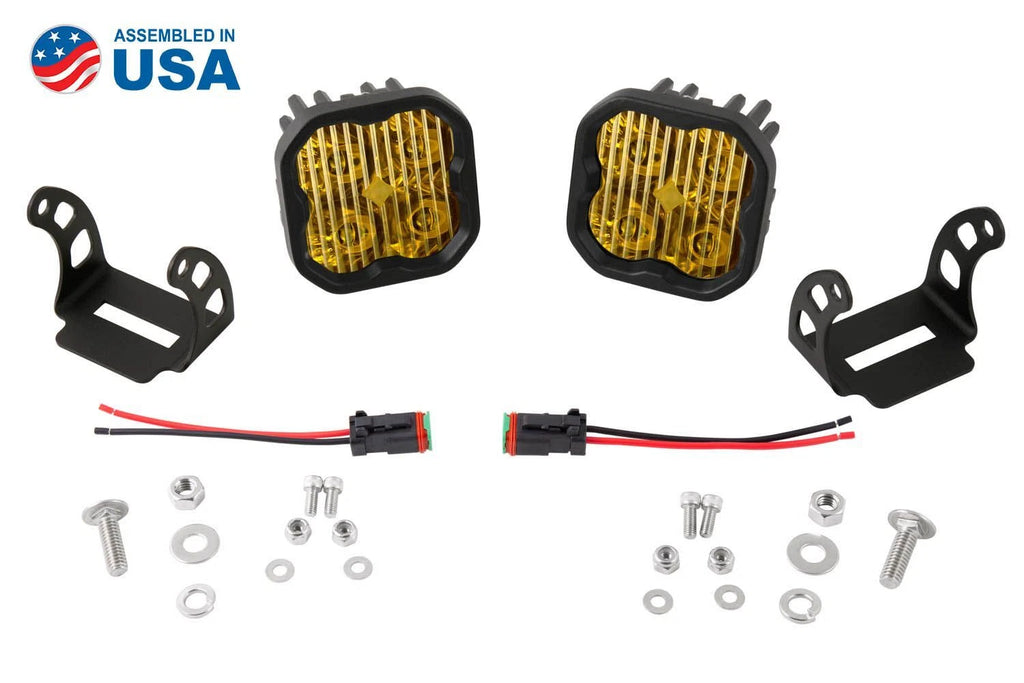 LED Worklight Pods Combo for Diode Dynamics SS3 Sport Yellow ABL (2014–2018)
