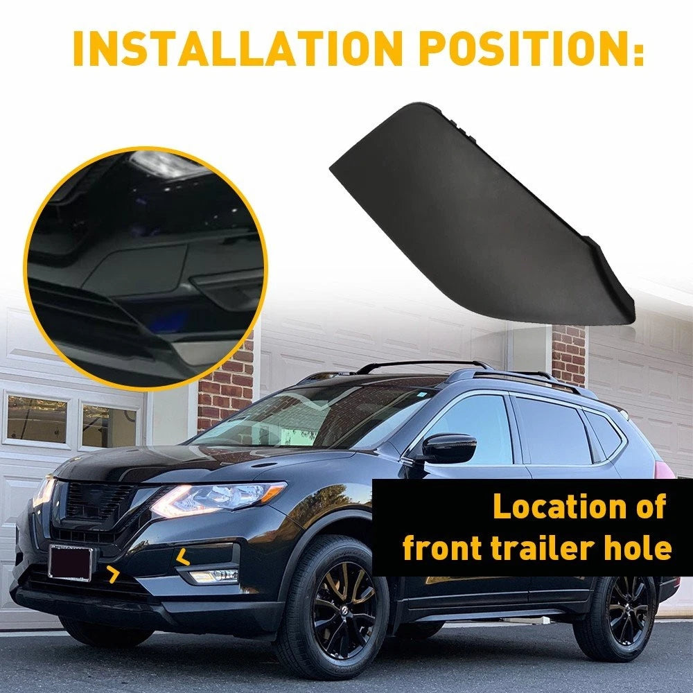 Tow Hook Cover for Nissan Rogue (2017–2020) 622A0-6FL0H