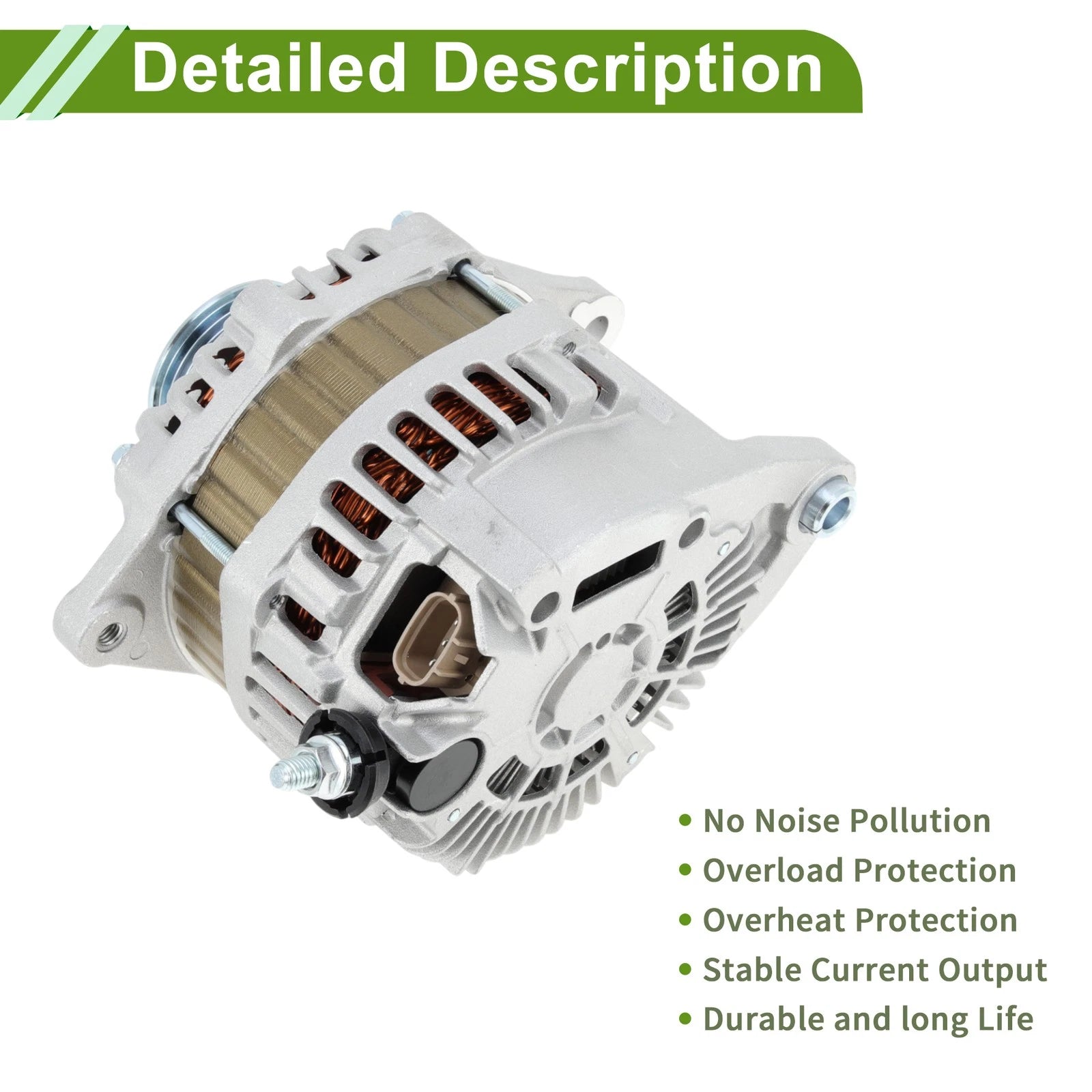 High Output Alternator 130A 12V for Nissan Altima (2002–2006) No. 231001AA1A