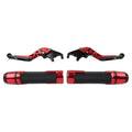 Folding Extendable Brake Clutch Levers & Handlebar Grips for BMW C650GT C600 (2012-2018)