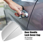 Front Left Outside Door Handle Cover for Volkswagen (Silver Tone)