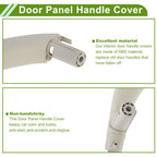 Door Panel Handle Pull Trim Cover for BMW X5 Gray White (2014-2018)