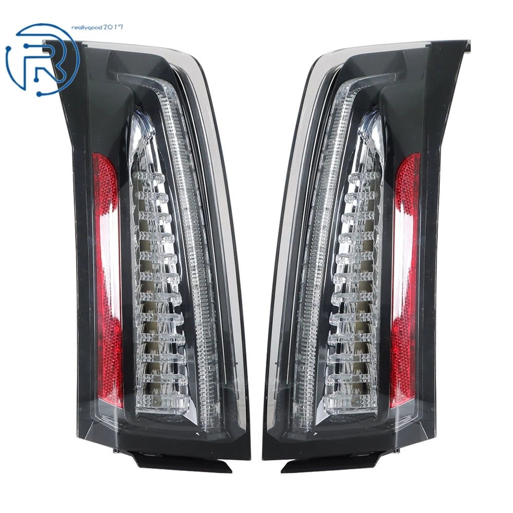 Set of 2 Black Housing Tail Lights for Cadillac ATS (2013-2018)