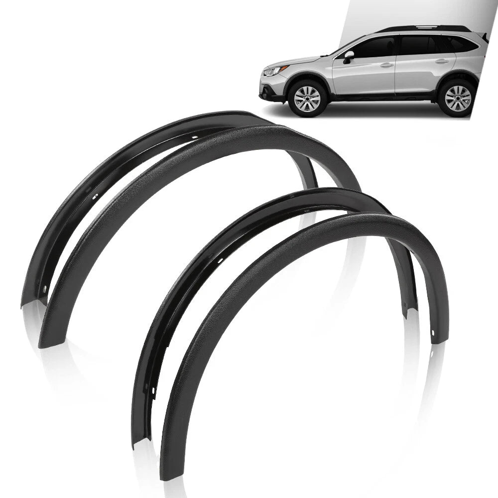Set of 4 Wheel Arch Molding Fender Flares for Subaru Outback (2015–2019)