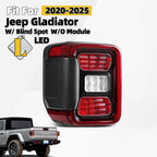 LED Tail Light for Jeep Gladiator (2020–2026) W/ Blind Spot W/O Module Left