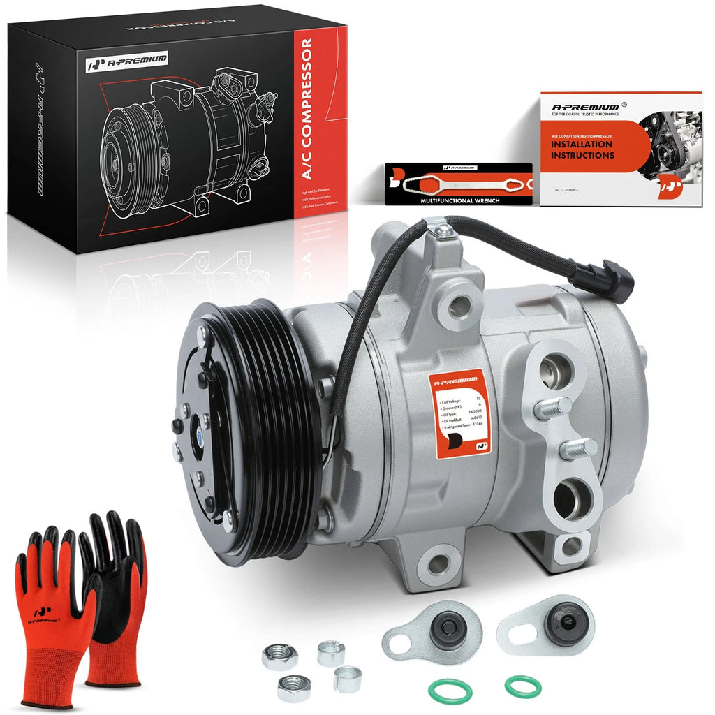 A/C Compressor with Clutch for Ford Focus (2008–2011) Transit Connect (2010–2013)