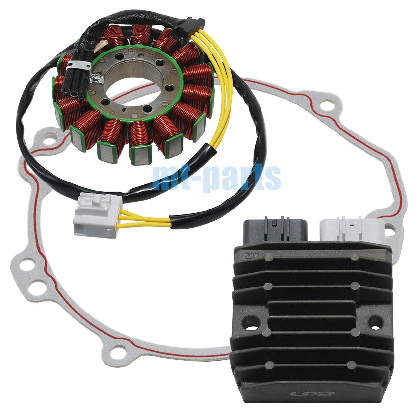 Stator Coil, Regulator Rectifier, Gasket for Kawasaki ZX1400 Ninja ZX-14 (2006–2011)