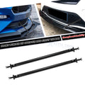 Black Aluminum Bumper Lip Splitter Diffuser Strut Rod Tie Bars for 7.87 inch (YYYY–YYYY)