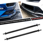 Black Aluminum Bumper Lip Splitter Diffuser Strut Rod Tie Bars for 7.87 inch (YYYY–YYYY)