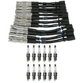 NGK Wire Set & Denso Iridium TT Spark Plugs Kit for Benz W210 E320 (1996–2002)