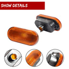 Set of 4 Amber Front Bumper Side Marker Lights for VW Golf Jetta (1999–2006)
