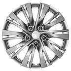 Wheel Cover Hubcaps Replacement 16 Inch Split Spoke Silver for Toyota Camry (2012–2014)