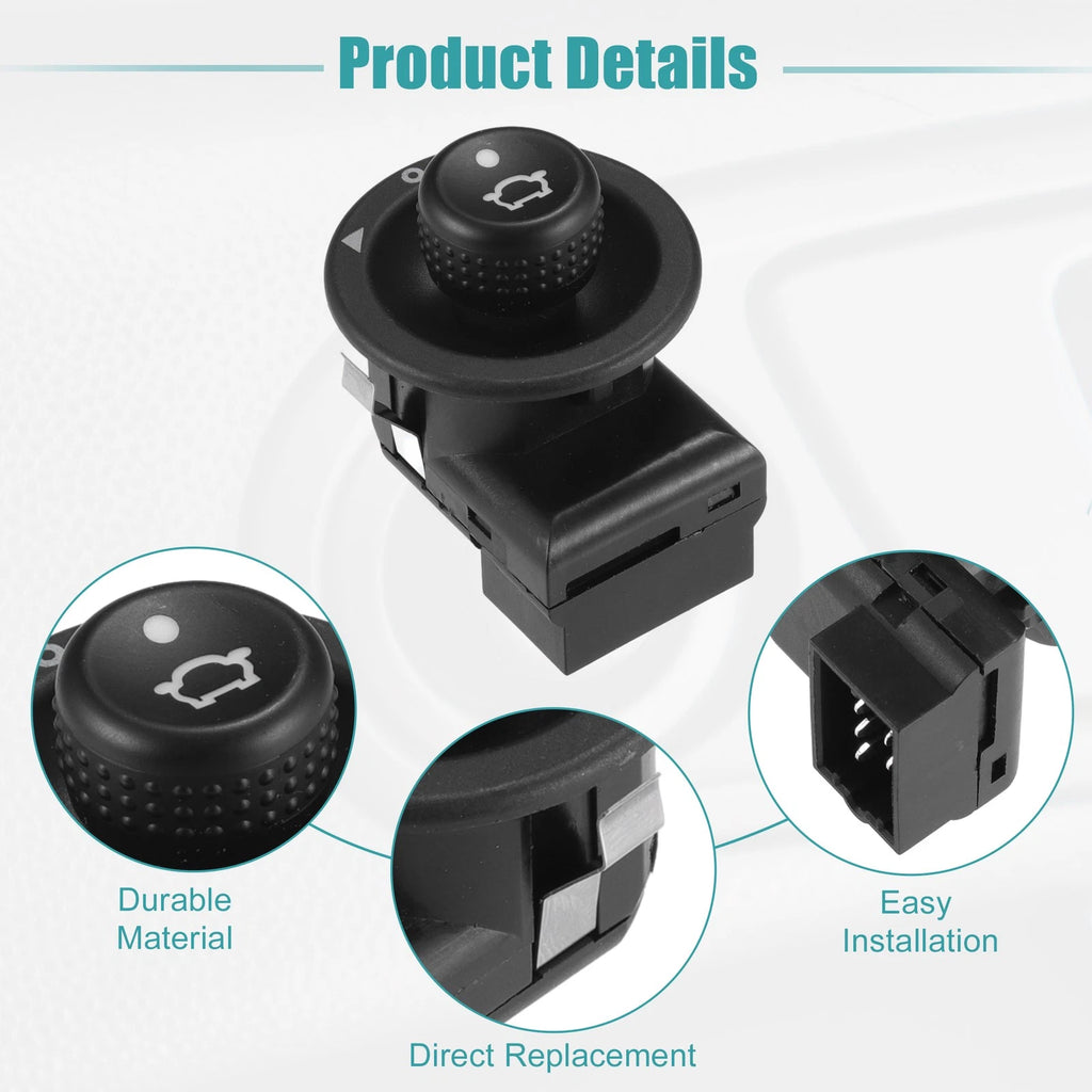 Set of 1 Power Rear View Mirror Remote Control Switch for Ford (No. 93BG17B676BB)