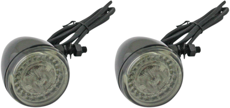 ProBEAM Turn Signals for Universal Fit (Gloss Black/Clear)