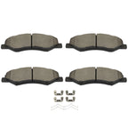 4X Front Ceramic Brake Pads for Honda Odyssey (2018–2021)