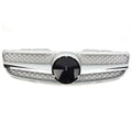 Front Upper Mesh Grille for Mercedes Benz R230 SL550 SL63 (2007-2008)