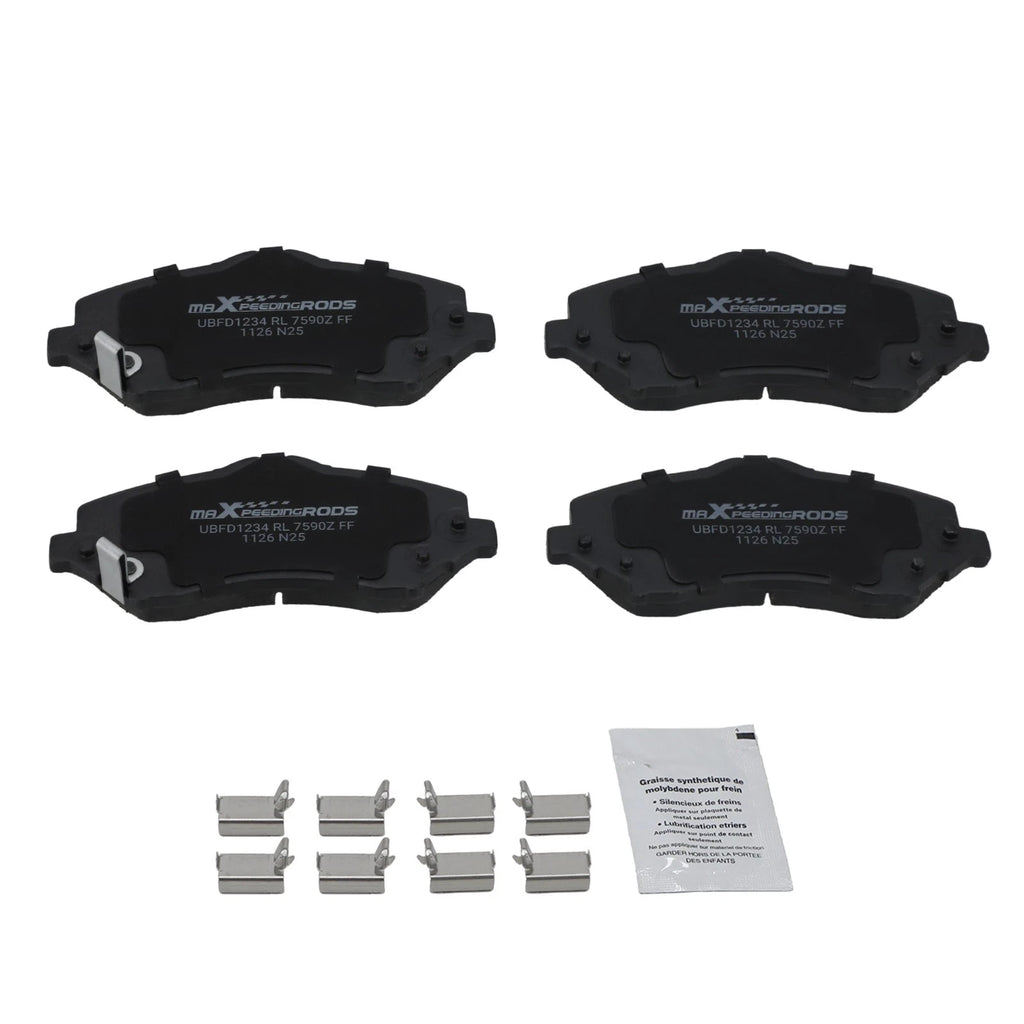 Front Ceramic Brake Pads Kit for Dodge Grand Caravan, Journey (2008–2016)