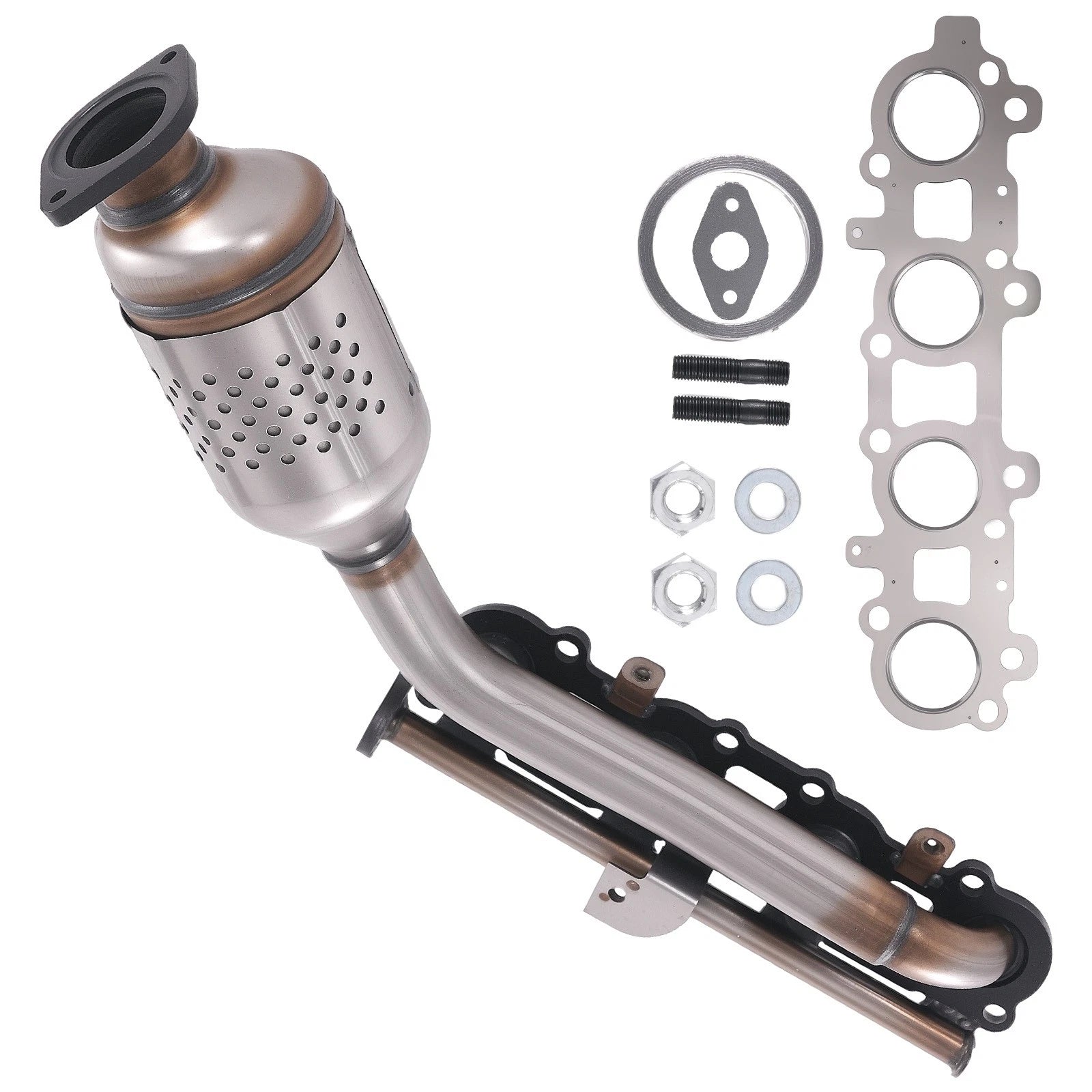 RH Catalytic Converter W/Gasket for Lexus GX470 (2005–2009) Stainless Steel