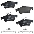 Set of 4 Hella Pagid 355043321 Rear Disc Brake Pads for Ford Transit Connect, Focus (2010–2023)