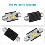 2X AUXITO 578 212-2 41MM Super White LED Dome Map Light Bulbs for Ford