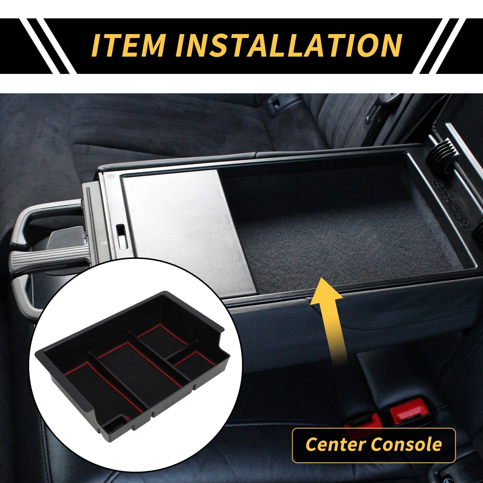 Center Console Organizer Tray for Chevy Silverado, GMC Sierra 