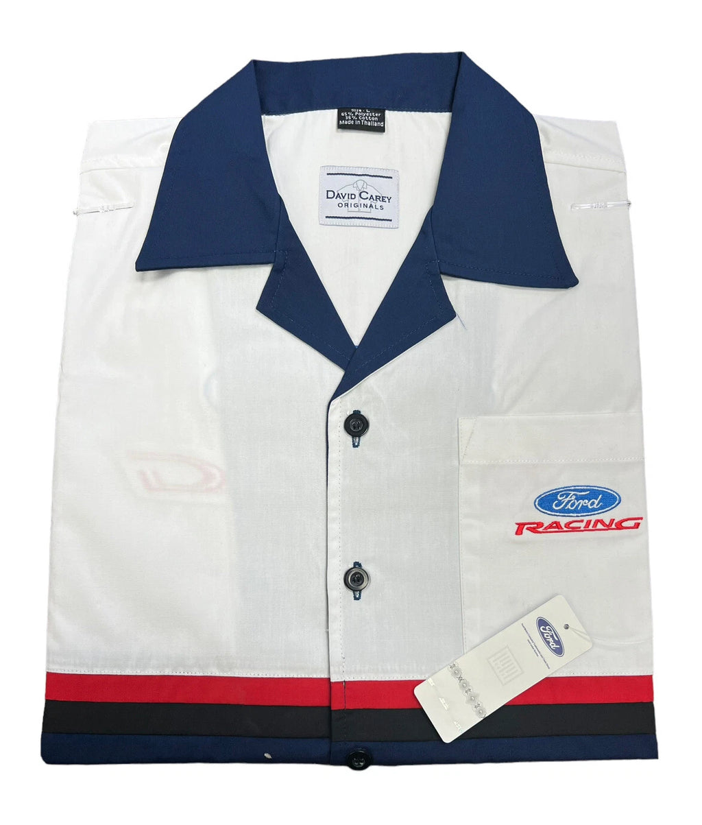 Ford Racing Button Up Mechanic Pit Shirt for Ford (2005–2015)