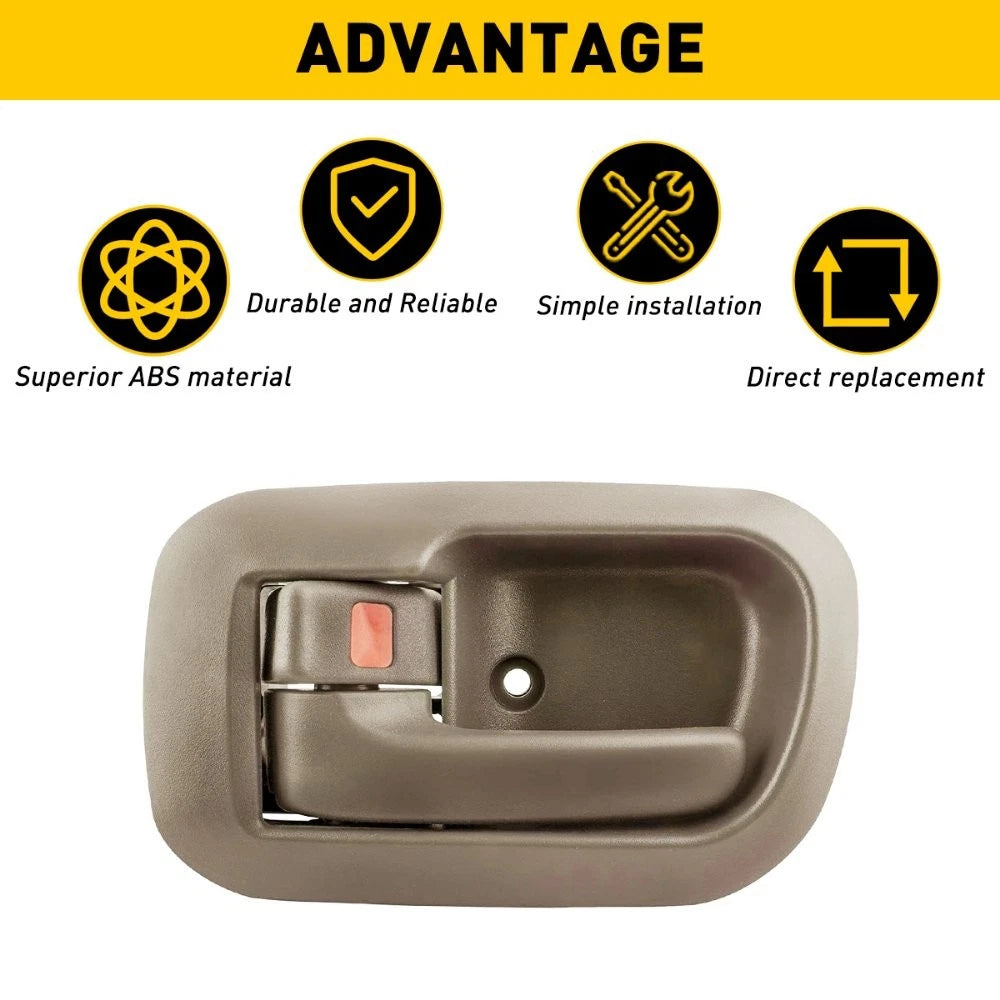 Set of 2 Inside Interior Door Handles for Toyota Beige