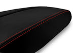 Armrest Cover for Audi A8 (2011–2017) Leather Black Red Stitch