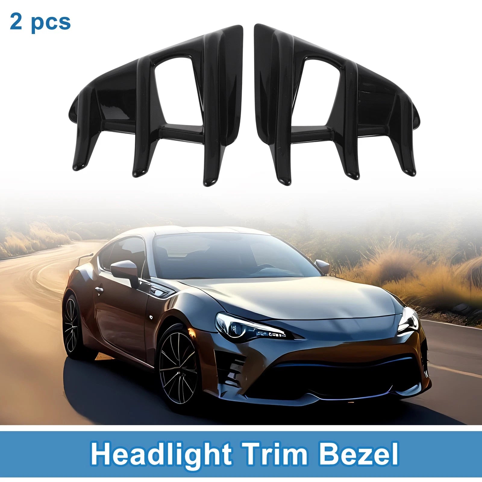 2X Headlight Trim Bezel for Toyota 86 (2016–2020)
