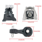 Set of 3 Engine Motor & Transmission Mounts for Honda Civic (2006–2011)