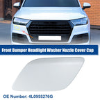 Front Right Headlight Washer Nozzle Cover for Audi Q7 (2007–2015) Silver Tone