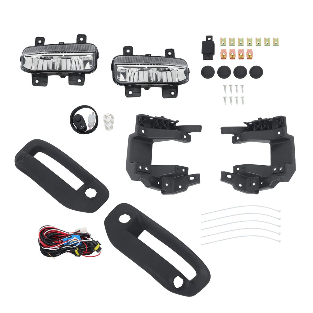 Set of 2 LED Fog Lights for Dodge Ram 1500 (2019â2023)