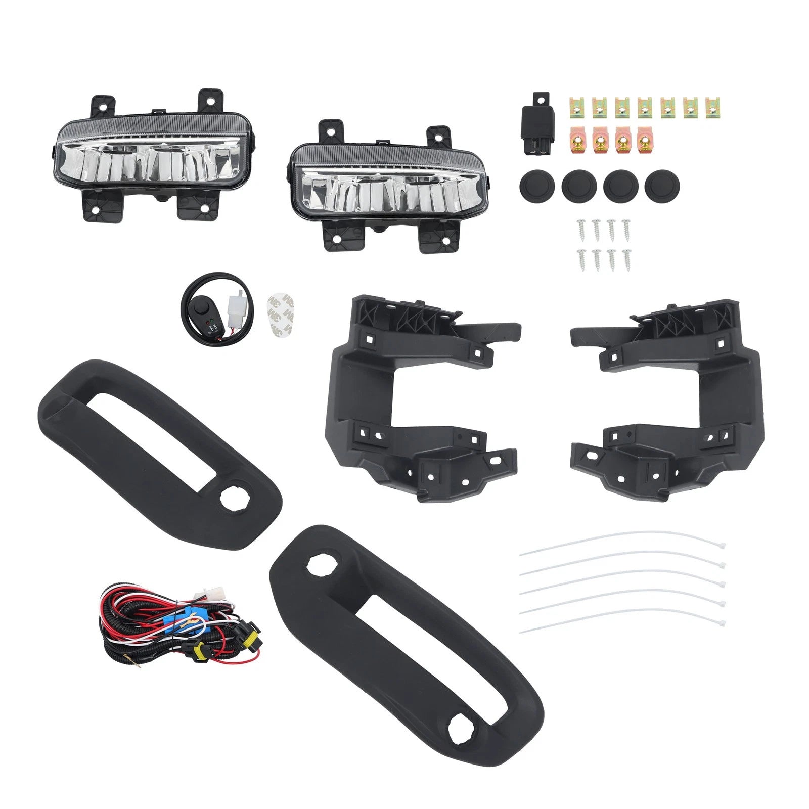 Set of 2 LED Fog Lights for Dodge Ram 1500 (2019â2023)