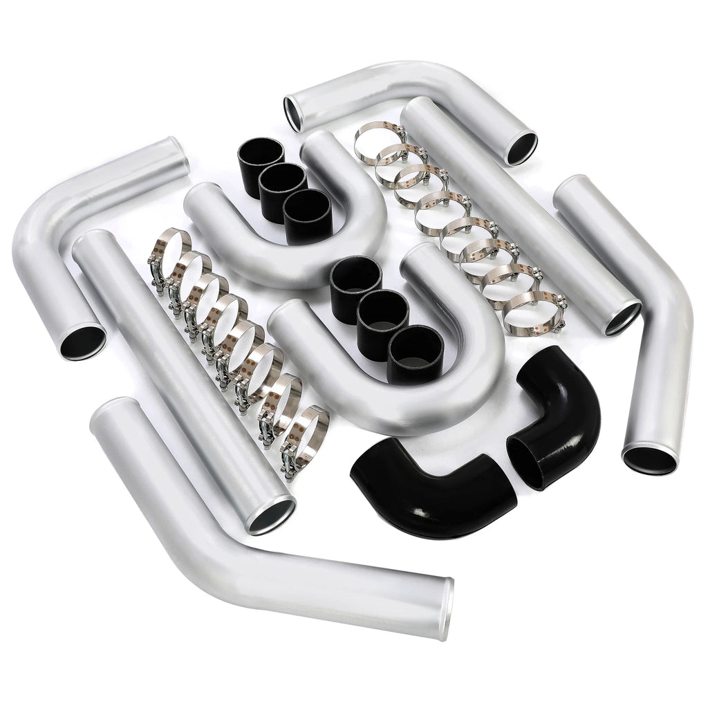 3" Aluminum Intercooler Piping U-Pipe Kit w/Coupler & T-Clamps