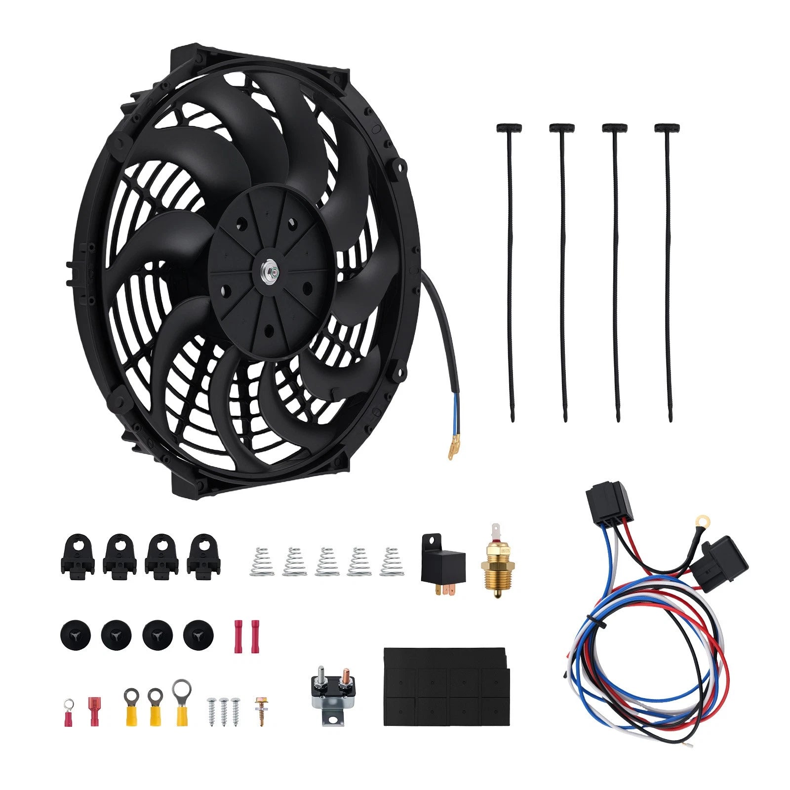 12" Universal Electric Radiator Cooling Fan 80W 12V (Fits Most Models)
