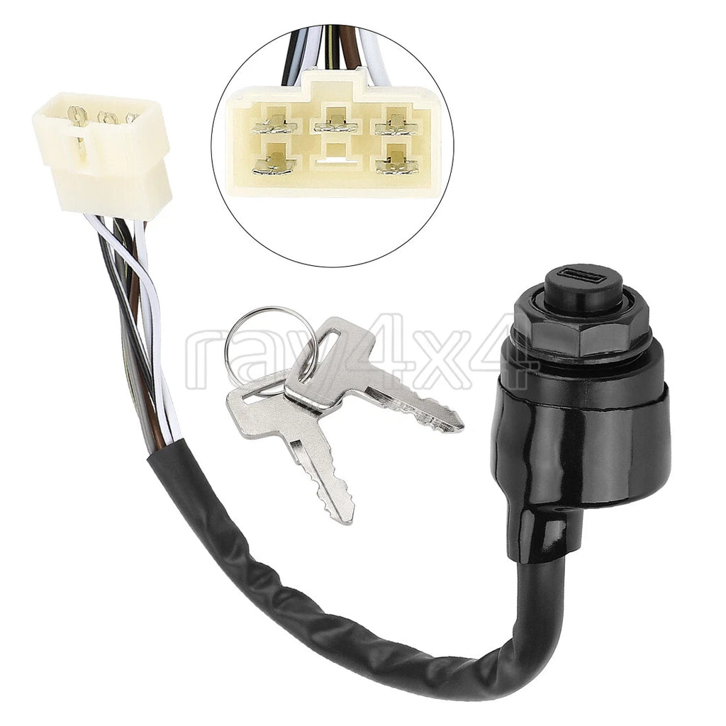 Ignition Key Switch for Kawasaki Mule 600 610 4000 4010 (2005–2021)