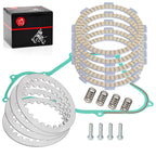 Clutch Friction Steel Plates Kit w/ Gasket for Honda CR80 CR85 (1980–1985)