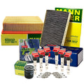 Set of 6 Platinum Spark Plugs & Coils for Audi AVK BGN