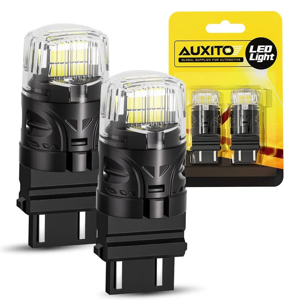 2X AUXITO 3157 3156 LED Reverse Tail Brake Turn Signal Bulb for