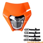 Universal Orange Headlight LED Light for KTM EXC 250 350 450 500 (2017-2023)