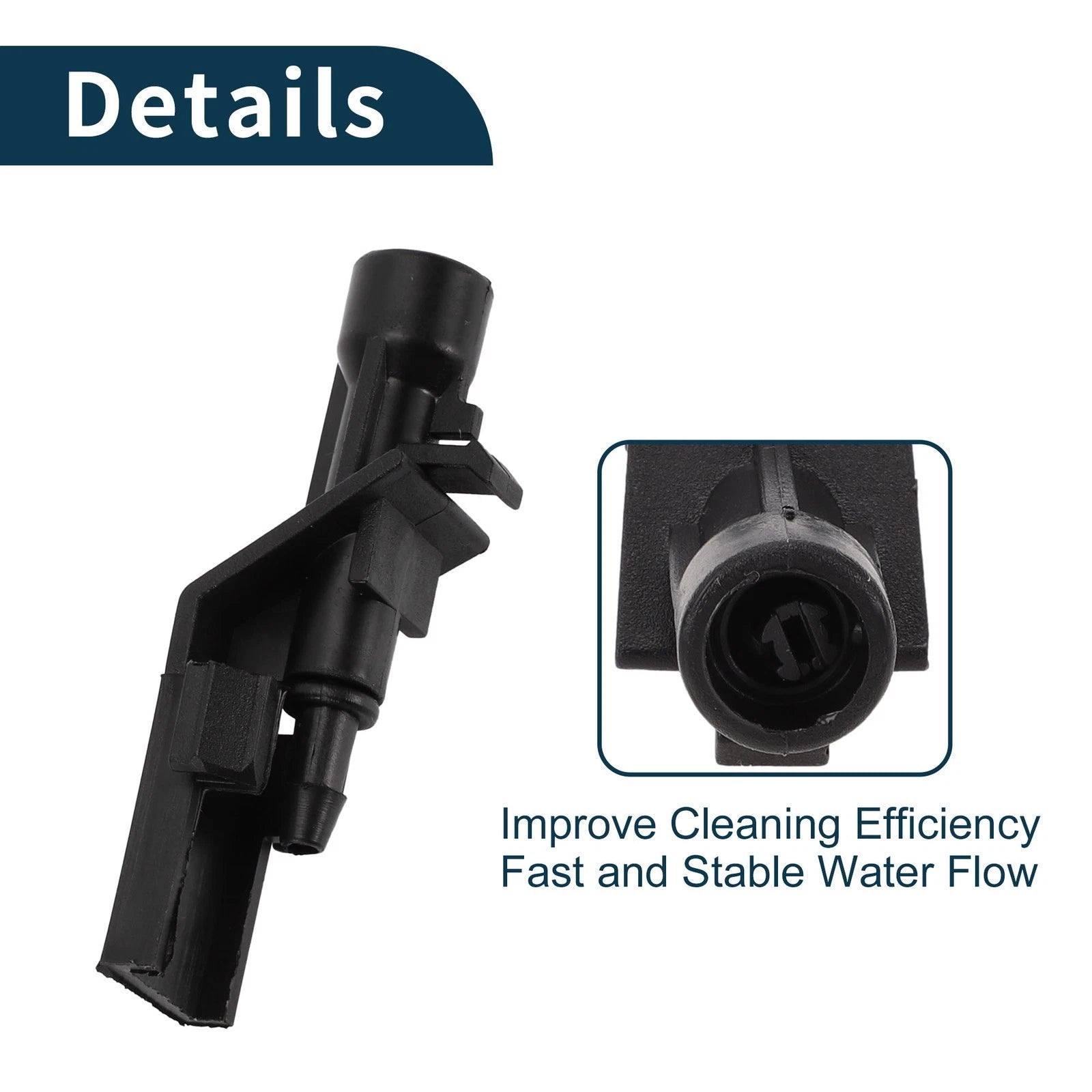 Set of 1 Windshield Washer Nozzle with Fluid Hose for Honda HR-V (2016–2021) No.76810TP6A01