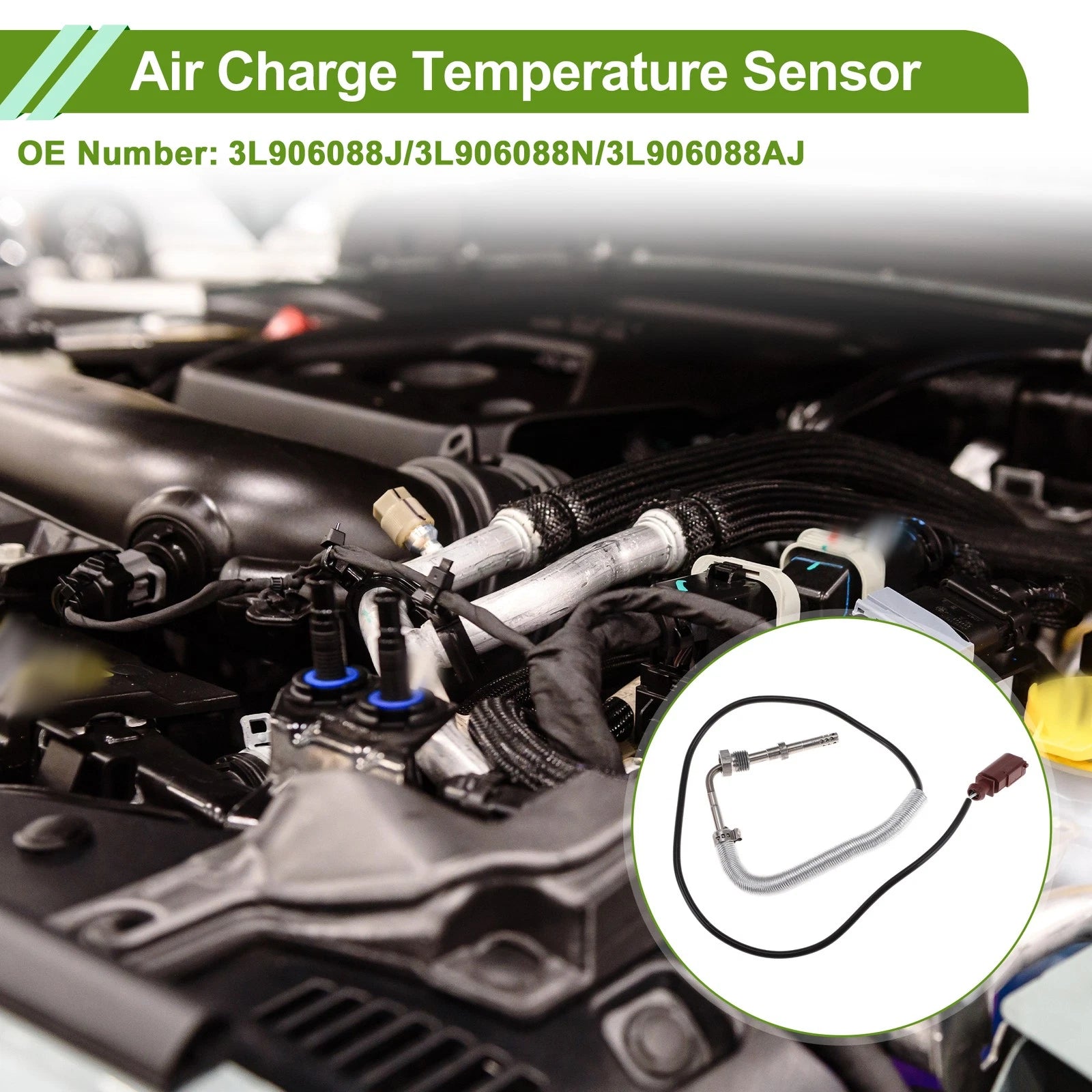 Air Charge Temperature Sensor No.3L906088J for Audi A3 Sportback (2010–2013)