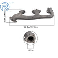 Right Exhaust Manifold Kit 674-572 for Chevy C1500 GMC K1500 K3500 (1998–2000)